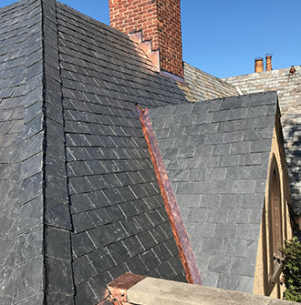 Mansard Slate Roof